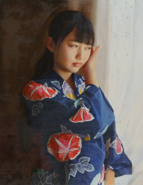 TARTGET-Aika　53×41cm　OilImpasto-OGtemper　